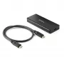 StarTech.com M2E1BRU31C box per SSD M.2 NVMe PCIe, USB-C 10 Gbit/s (USB 3.2 Gen 2), alluminio robusto, M-Key, IP67, compatibile con Thunderbolt 3, nero