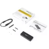 StarTech.com M2E1BRU31C box per SSD M.2 NVMe PCIe, USB-C 10 Gbit/s (USB 3.2 Gen 2), alluminio robusto, M-Key, IP67, compatibile con Thunderbolt 3, nero