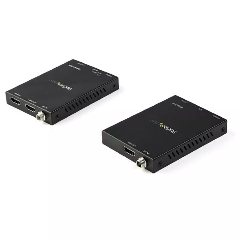 StarTech.com Kit extender HDMI su CAT6 - 4K 60Hz, 3840 x 2160 pixel, trasmettitore e ricevitore AV, 50 m, con filo, nero, HDCP