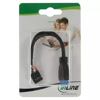 InLine adattatore interno USB 3.0 su 2.0 USB 3.0 / 2x USB 2.0 pin-header, 0,15 m