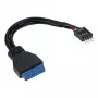 InLine adattatore interno USB 3.0 su 2.0 USB 3.0 / 2x USB 2.0 pin-header, 0,15 m