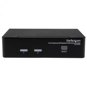 StarTech.com switch KVM USB DisplayPort professionale a 2 porte con audio