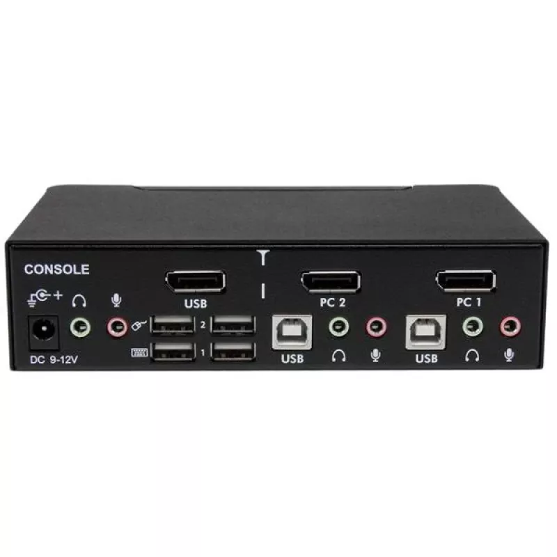 StarTech.com switch KVM USB DisplayPort professionale a 2 porte con audio