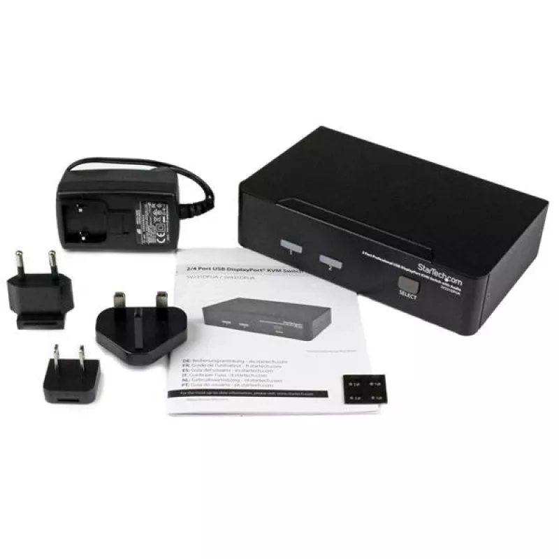 StarTech.com switch KVM USB DisplayPort professionale a 2 porte con audio