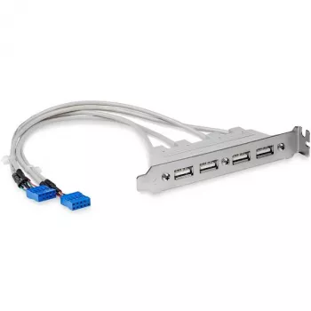 StarTech.com adattatore con piastra a fessura USB A femmina a 4 porte, 0,286 m, CE, UL, REACH, RoHS, -5 - 40 °C, -5 - 80 °C, 20 - 60%