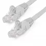 StarTech.com N6LPATCH1MGR cavo di rete Ethernet CAT6 da 1 m, LSZH, 10 Gigabit, 650 MHz, 100 W PoE, RJ45 UTP, senza gancio, verificato ETL, 24AWG, grigio
