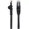 StarTech.com N6LPATCH2MBK cavo di rete Ethernet CAT6 da 2 m, LSZH, 10 Gigabit, 650 MHz, 100 W PoE, RJ45 UTP, senza gancio, verificato ETL, 24AWG, nero