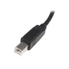 StarTech.com cavo USB 2.0 A su B 2m – M/M, 2 m, USB A, USB B, USB 2.0, connettore maschio/connettore maschio, nero