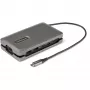StarTech.com adattatore multiporta USB-C – USB-C su 4K 60 Hz HDMI 2.0 – hub USB a 2 porte 10 Gbit/s – 100 W Power Delivery Pass-Through – GbE – SD/MicroSD – mini dock USB Type-C – cavo 25 cm