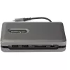 StarTech.com adattatore multiporta USB-C – USB-C su 4K 60 Hz HDMI 2.0 – hub USB a 2 porte 10 Gbit/s – 100 W Power Delivery Pass-Through – GbE – SD/MicroSD – mini dock USB Type-C – cavo 25 cm