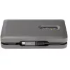 StarTech.com adattatore multiporta USB-C – USB-C su 4K 60 Hz HDMI 2.0 – hub USB a 2 porte 10 Gbit/s – 100 W Power Delivery Pass-Through – GbE – SD/MicroSD – mini dock USB Type-C – cavo 25 cm