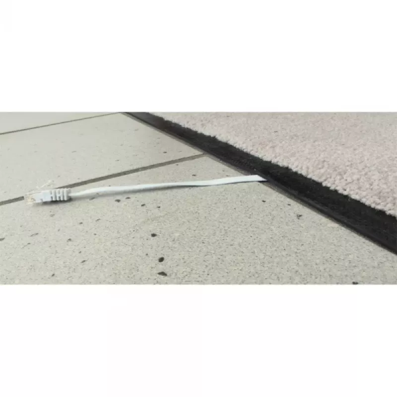 Cavo patch piatto ultra-sottile InLine U/UTP Cat.6 Gigabit nero 3m