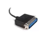 StarTech.com ICUSB1284 cavo adattatore da USB a stampante parallela, 1,8 m (6 ft), Centronics / IEEE 1284, USB 2.0, maschio/maschio