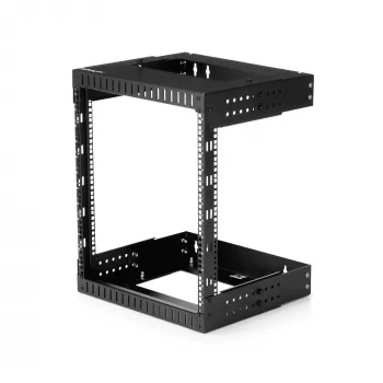 Armadio di rete StarTech.com 12U 19 pollici a parete - profondità regolabile 12-20 pollici 2 montanti open-frame rack per sala server per AV/dati/IT-comunicazione/attrezzature informatiche/switch con gabbie e viti