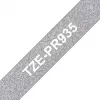 Nastro per etichettatura Brother TZE-PR935 bianco su argento