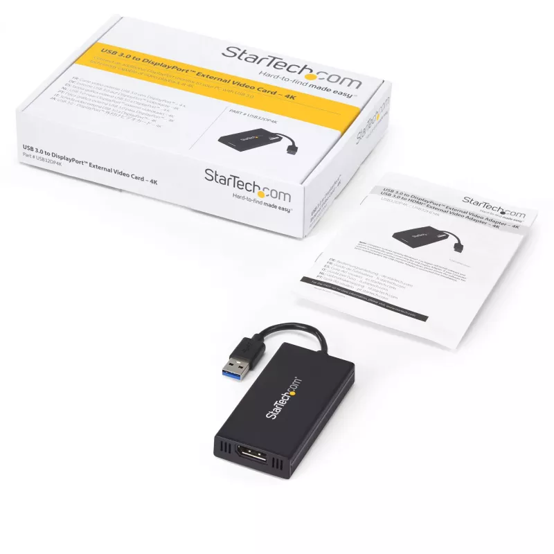 Adattatore StarTech.com USB 3.0 a DisplayPort - certificato DisplayLink - 4K 30Hz