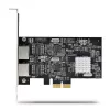 Scheda di rete StarTech.com 2 porte 2.5Gbps NBASE-T PCIe, Intel I225-V, scheda di rete per computer dual-port, NIC multi-gigabit, scheda LAN server PCI Express, interfaccia Ethernet desktop