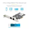 Scheda di rete StarTech.com 2 porte 2.5Gbps NBASE-T PCIe, Intel I225-V, scheda di rete per computer dual-port, NIC multi-gigabit, scheda LAN server PCI Express, interfaccia Ethernet desktop