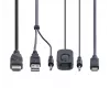 Switch KVM StarTech.com 2 porte ibrido USB-C HDMI con cavi, 4K 60Hz, KVM compatto con cavi host USB-A/HDMI/audio da 6ft/1,8m e USB-C da 4ft/1,2m integrati, alimentato dal bus - pulsante telecomando/commutazione hotkey