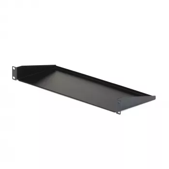 Ripiano per rack server StarTech.com 1U, ripiano universale a mensola per montaggio rack per armadio/rack di rete 19 pollici, acciaio ad alta portata, capacità di carico 33 lb/15 kg, profondità 7 pollici (18 cm)