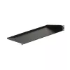 StarTech.com CABSHELF1U ripiano 1U per rack server, ripiano a sbalzo fisso per rack/armadio da 19 pollici, profondità 17,7 cm (7 pollici), portata 15 kg (33 lb), con dadi a gabbia e viti, nero