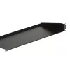 StarTech.com CABSHELF1U ripiano 1U per rack server, ripiano a sbalzo fisso per rack/armadio da 19 pollici, profondità 17,7 cm (7 pollici), portata 15 kg (33 lb), con dadi a gabbia e viti, nero