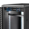StarTech.com CABSHELF1U ripiano 1U per rack server, ripiano a sbalzo fisso per rack/armadio da 19 pollici, profondità 17,7 cm (7 pollici), portata 15 kg (33 lb), con dadi a gabbia e viti, nero