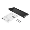 StarTech.com CABSHELF1U ripiano 1U per rack server, ripiano a sbalzo fisso per rack/armadio da 19 pollici, profondità 17,7 cm (7 pollici), portata 15 kg (33 lb), con dadi a gabbia e viti, nero