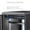StarTech.com CABSHELF1U ripiano 1U per rack server, ripiano a sbalzo fisso per rack/armadio da 19 pollici, profondità 17,7 cm (7 pollici), portata 15 kg (33 lb), con dadi a gabbia e viti, nero