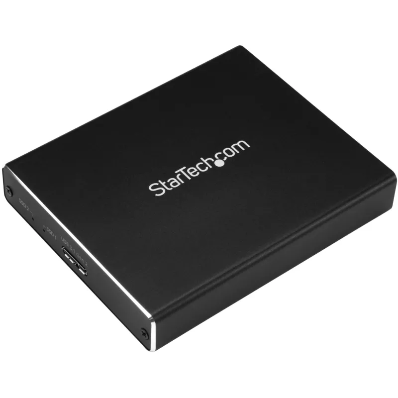 Case per unità dual-slot StarTech.com per SSD M.2 SATA - USB 3.1 (10 Gbit/s) - RAID