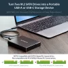 Case per unità dual-slot StarTech.com per SSD M.2 SATA - USB 3.1 (10 Gbit/s) - RAID