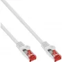 Cavo patch InLine S/FTP PiMF Cat.6 250 MHz PVC rame bianco 0,25 m
