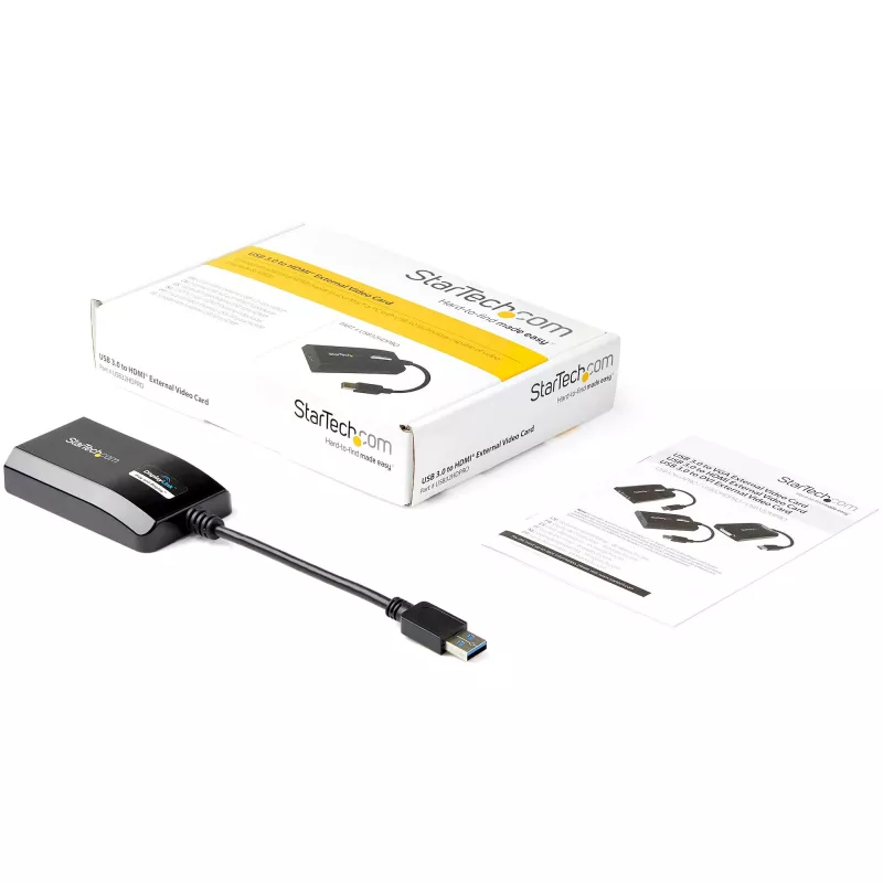 Adattatore StarTech.com USB 3.0 su HDMI - certificato DisplayLink - 1080p (1920x1200) - adattatore convertitore USB Type-A su display HDMI per monitor - video e scheda grafica esterni - Windows/Mac