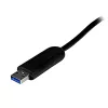 Hub StarTech.com 4 porte SuperSpeed USB 3.0 portatile con cavo integrato