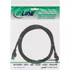 Cavo patch InLine SF/UTP Cat.5e nero 3 m