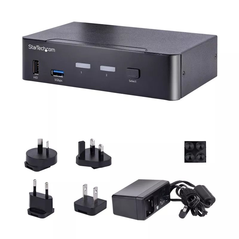 StarTech.com SV231DPUCA switch KVM nero