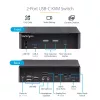 StarTech.com SV231DPUCA switch KVM nero