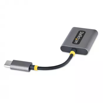 StarTech.com splitter cuffie USB-C, adattatore dual headset USB Type-C con ingresso microfono, adattatore audio USB-C a 3,5 mm/dongle auricolari, USB-C a presa audio/uscita aux, DAC 24 bit