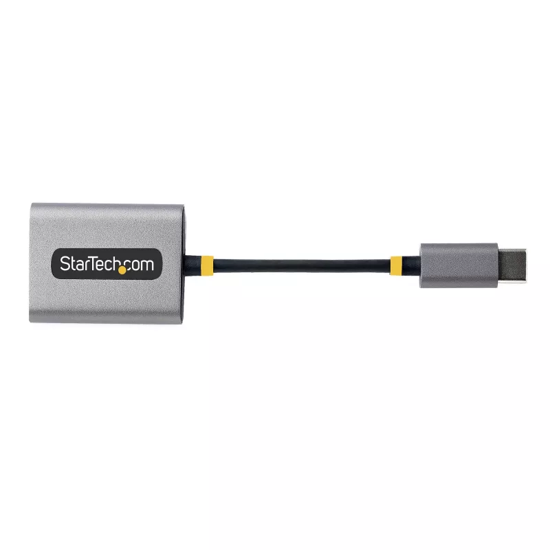 StarTech.com splitter cuffie USB-C, adattatore dual headset USB Type-C con ingresso microfono, adattatore audio USB-C a 3,5 mm/dongle auricolari, USB-C a presa audio/uscita aux, DAC 24 bit