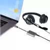 StarTech.com splitter cuffie USB-C, adattatore dual headset USB Type-C con ingresso microfono, adattatore audio USB-C a 3,5 mm/dongle auricolari, USB-C a presa audio/uscita aux, DAC 24 bit