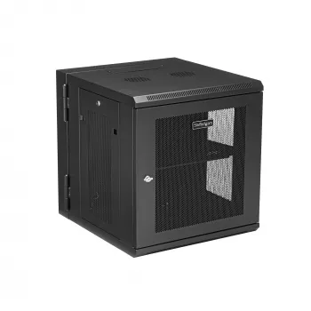 StarTech.com armadio di rete a parete 4 montanti 12U con ripiano 1U, armadio server a parete pieghevole 19 inch per apparecchiature dati / AV / elettroniche / informatiche, case rack ventilato flessibile