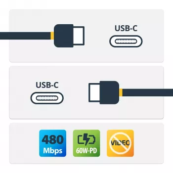 StarTech.com cavo USB-C ad angolo retto - M/M - 1 m (3 ft.) - USB 2.0