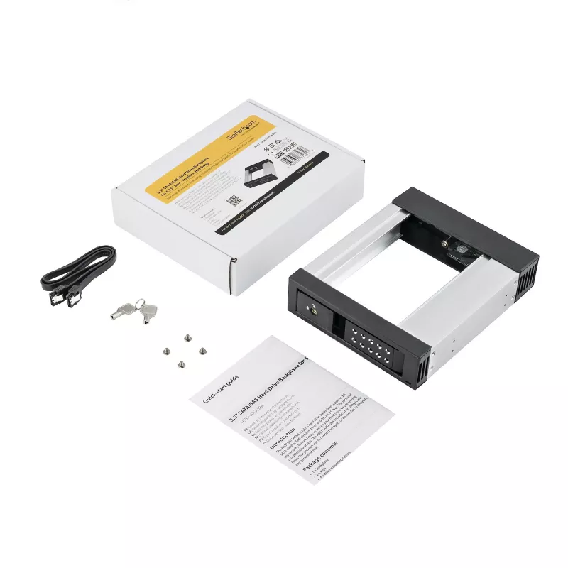 StarTech.com alloggiamento hot-swap per disco da 5,25 a 3,5 - per unità SATA/SAS da 3,5