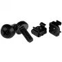 StarTech.com M6 x 12mm - viti e gabbie - confezione da 100, nero