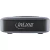 InLine Qi Powerstation Multiport caricabatterie, 4x USB-C + 2x USB-A, GaN 100 W, ricarica wireless 15 W, nero (31517K)