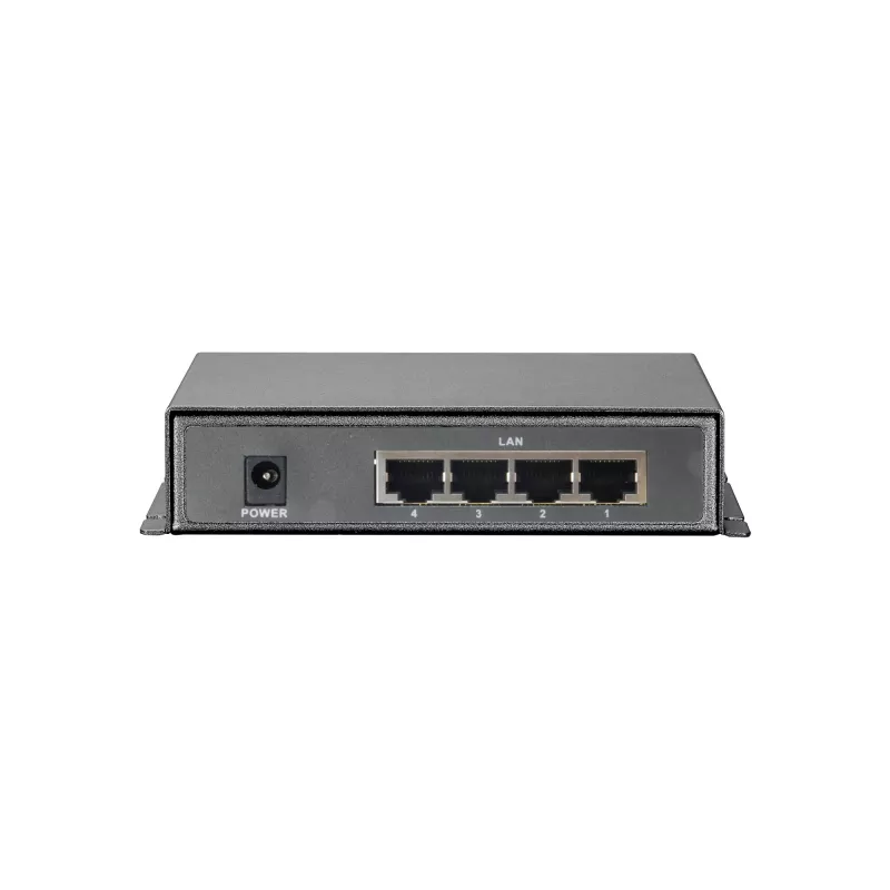 Switch Fast Ethernet PoE 5 porte LevelOne, 4 uscite PoE, 120 W, alimentatore incluso