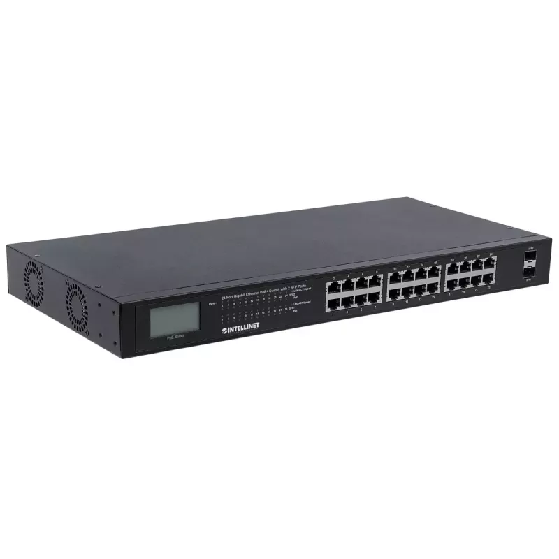 Switch non gestito Intellinet 24 porte Gigabit Ethernet PoE+ 561242