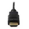StarTech.com HDADMM3M cavo High Speed da Micro HDMI a HDMI con Ethernet, 3 m, HDMI tipo A a Micro HDMI tipo D, 32 AWG, schermato, M/M, nero