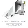 Adattatore cavo video StarTech.com 8in HDMI a DVI-D – HDMI maschio a DVI femmina
