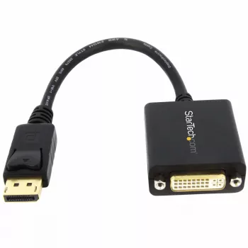 StarTech.com Adattatore DisplayPort a DVI - Adattatore DisplayPort a DVI-D convertitore video 1080p - Adattatore cavo dongle DP 1.2 a monitor/display DVI - Adattatore DP a DVI - Connettore DP con blocco